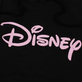 Black - Side - Disney Womens-Ladies Logo Hoodie