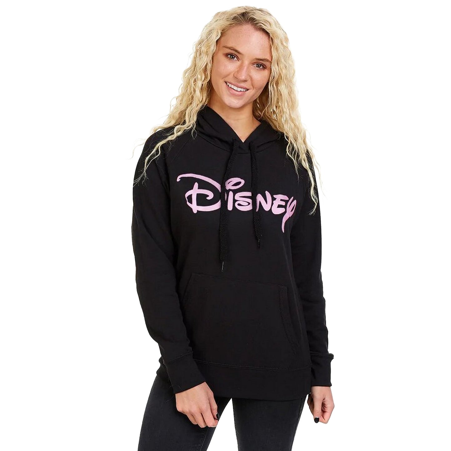 Black - Lifestyle - Disney Womens-Ladies Logo Hoodie