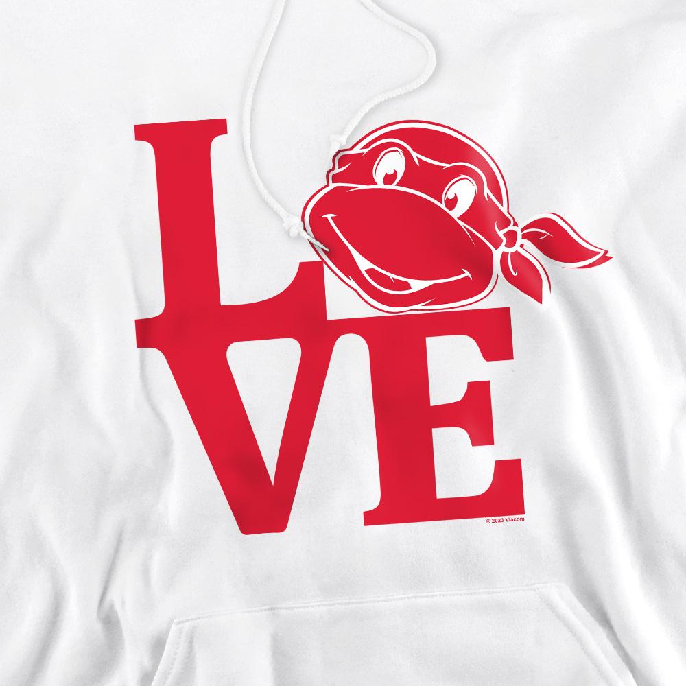 White - Pack Shot - Teenage Mutant Ninja Turtles Mens Love Valentine`s Day Hoodie