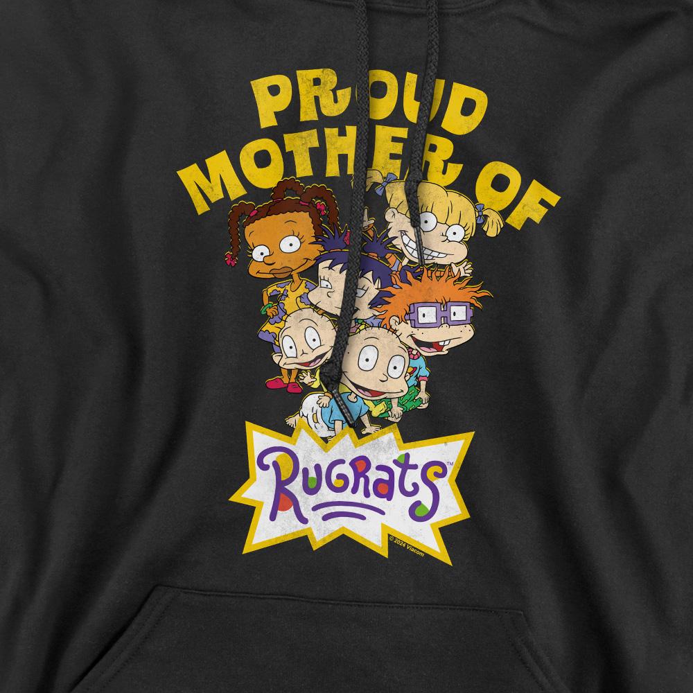 Black - Pack Shot - Rugrats Mens Proud Mother Mothers Day Hoodie