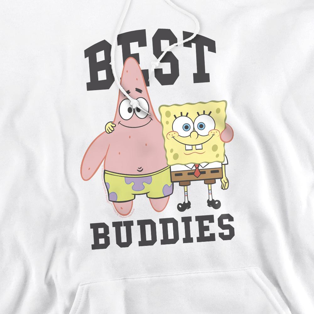 White - Pack Shot - SpongeBob SquarePants Mens Best Buddies Patrick Star Hoodie