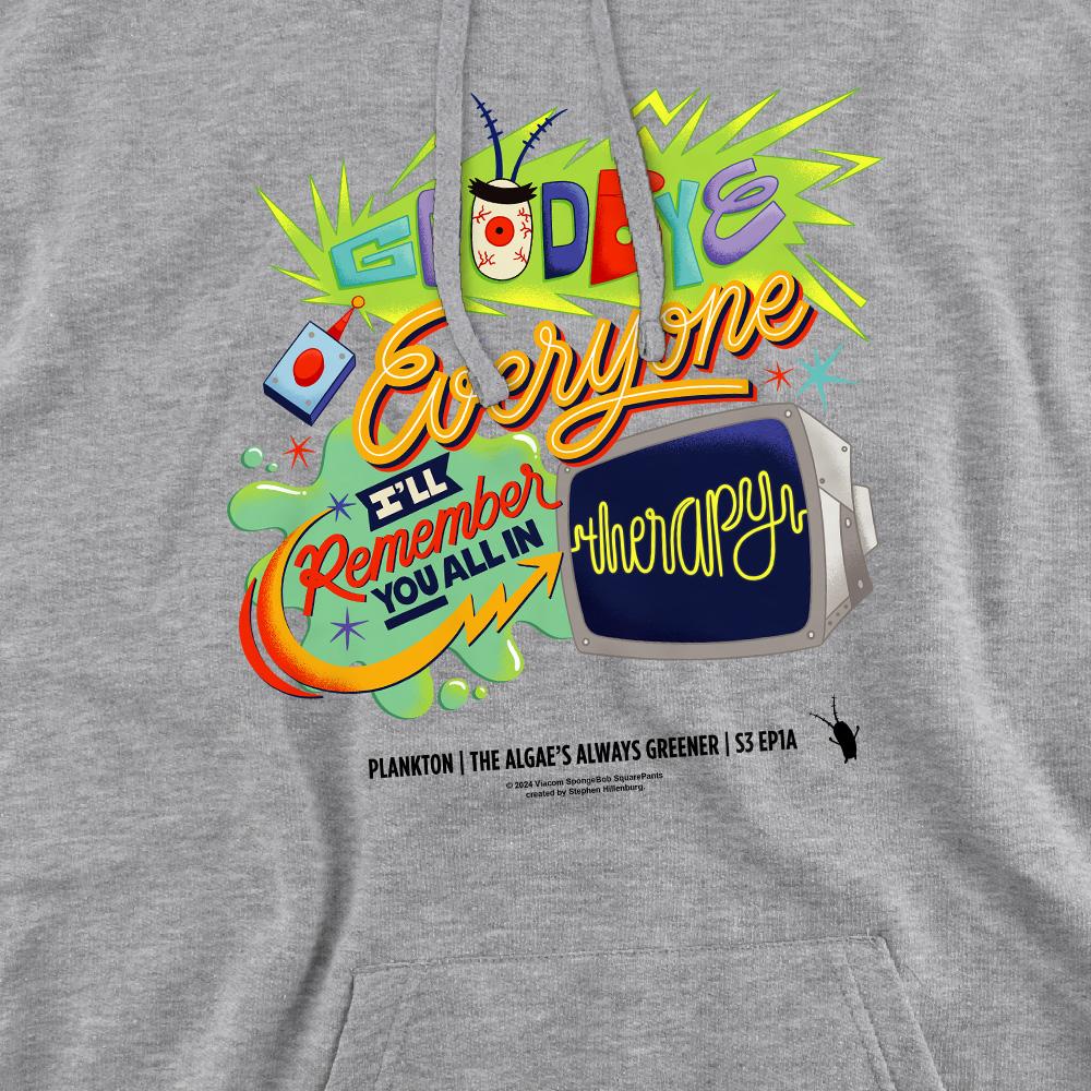 Sport Heather - Pack Shot - SpongeBob SquarePants Mens Therapy Plankton Hoodie