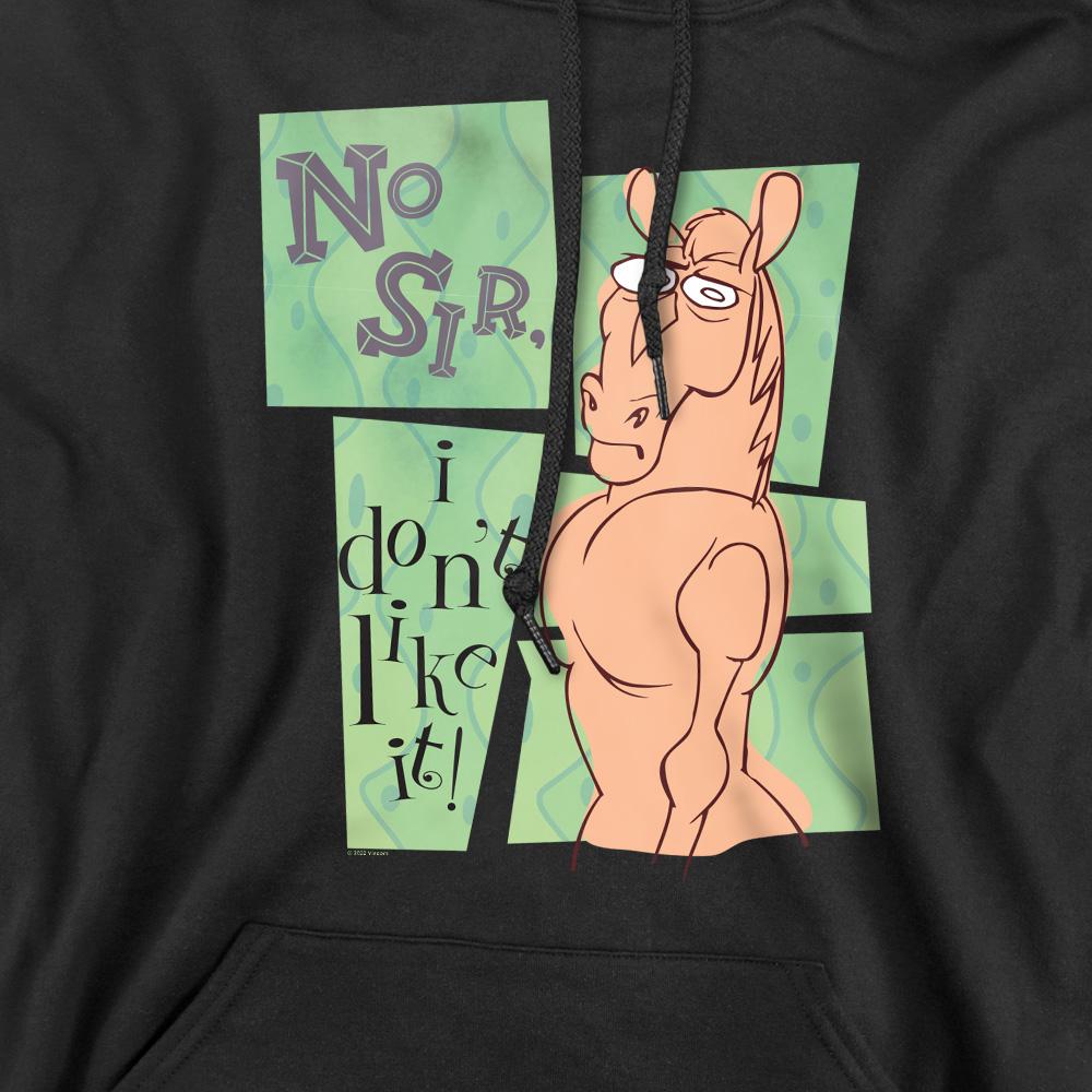 Black - Pack Shot - Ren & Stimpy Mens No Sir I Don´t Like It Hoodie