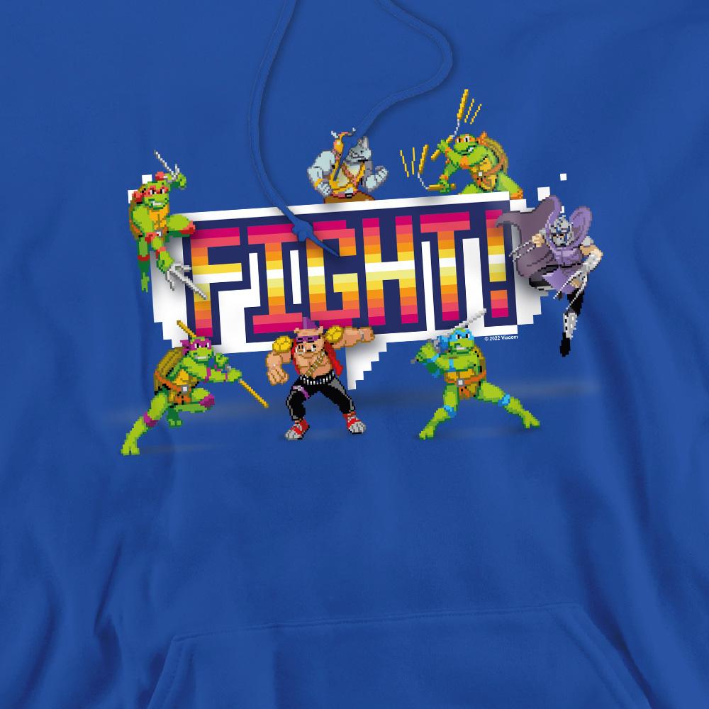 Royal Blue - Pack Shot - Teenage Mutant Ninja Turtles Mens Arcade Fight Hoodie
