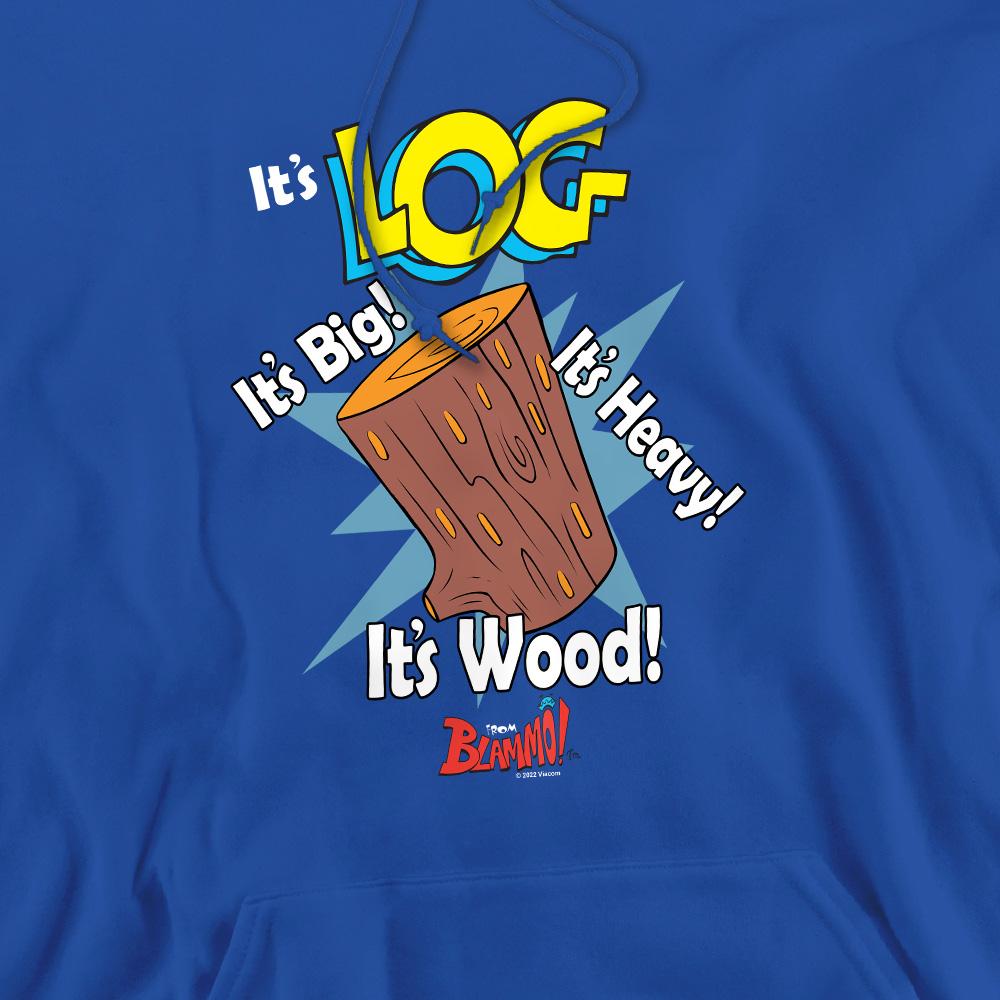Royal Blue - Pack Shot - Ren & Stimpy Mens It´s Log Hoodie
