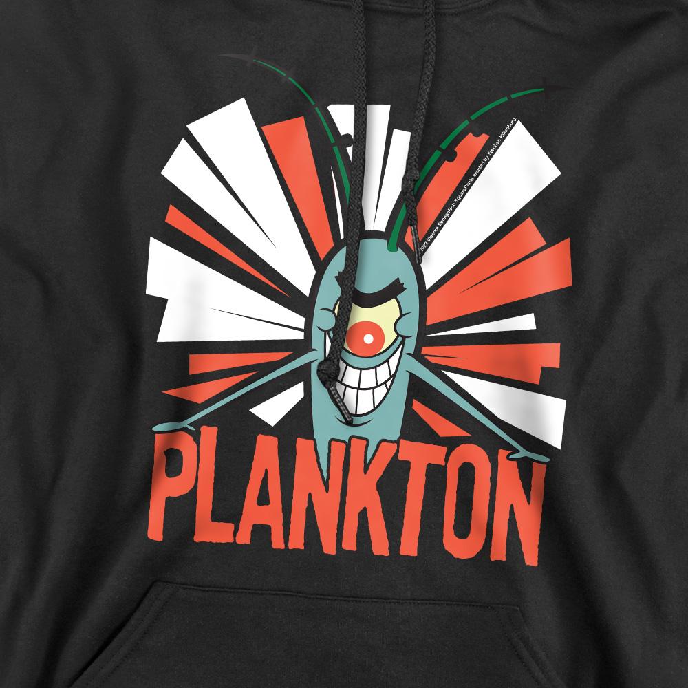 Black - Pack Shot - SpongeBob SquarePants Mens Plankton Hoodie