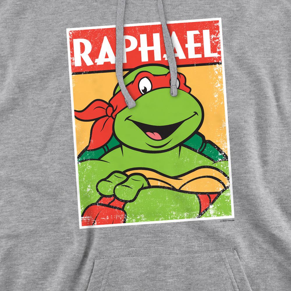 Sport Heather - Pack Shot - Teenage Mutant Ninja Turtles Mens Raphael Hoodie