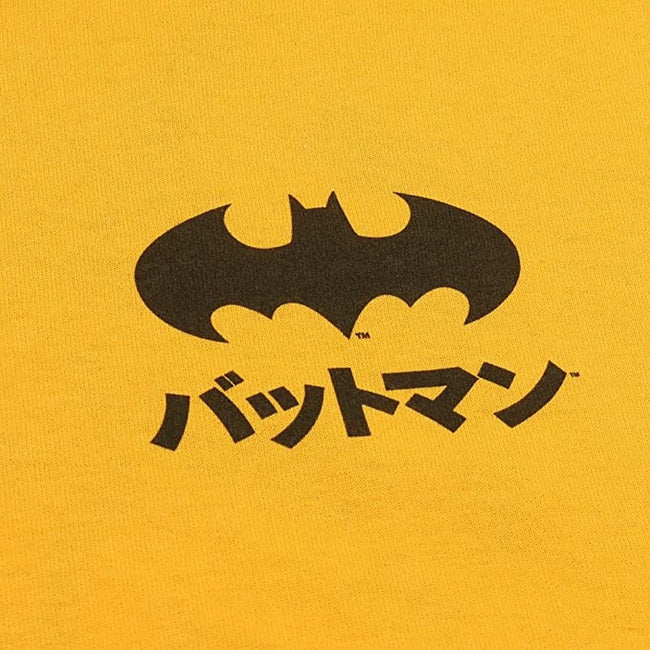 Golden Yellow-Black - Lifestyle - DC Comics Mens Batman Vs Joker Japanese Logo T-Shirt