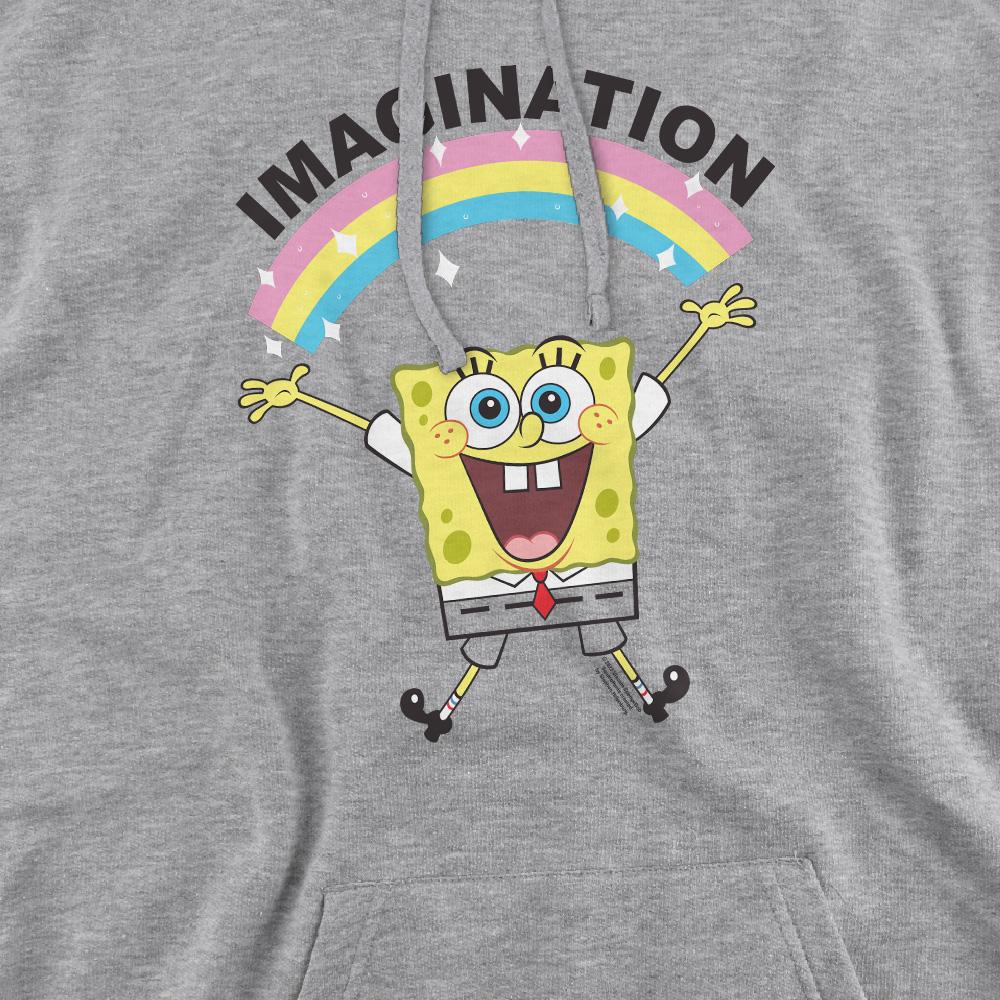 Sport Heather - Pack Shot - SpongeBob SquarePants Mens Simple Imagination Hoodie