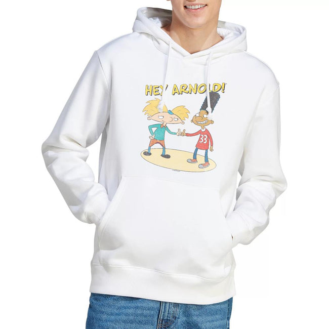 White - Lifestyle - Hey Arnold! Mens Arnold & Gerald Hoodie