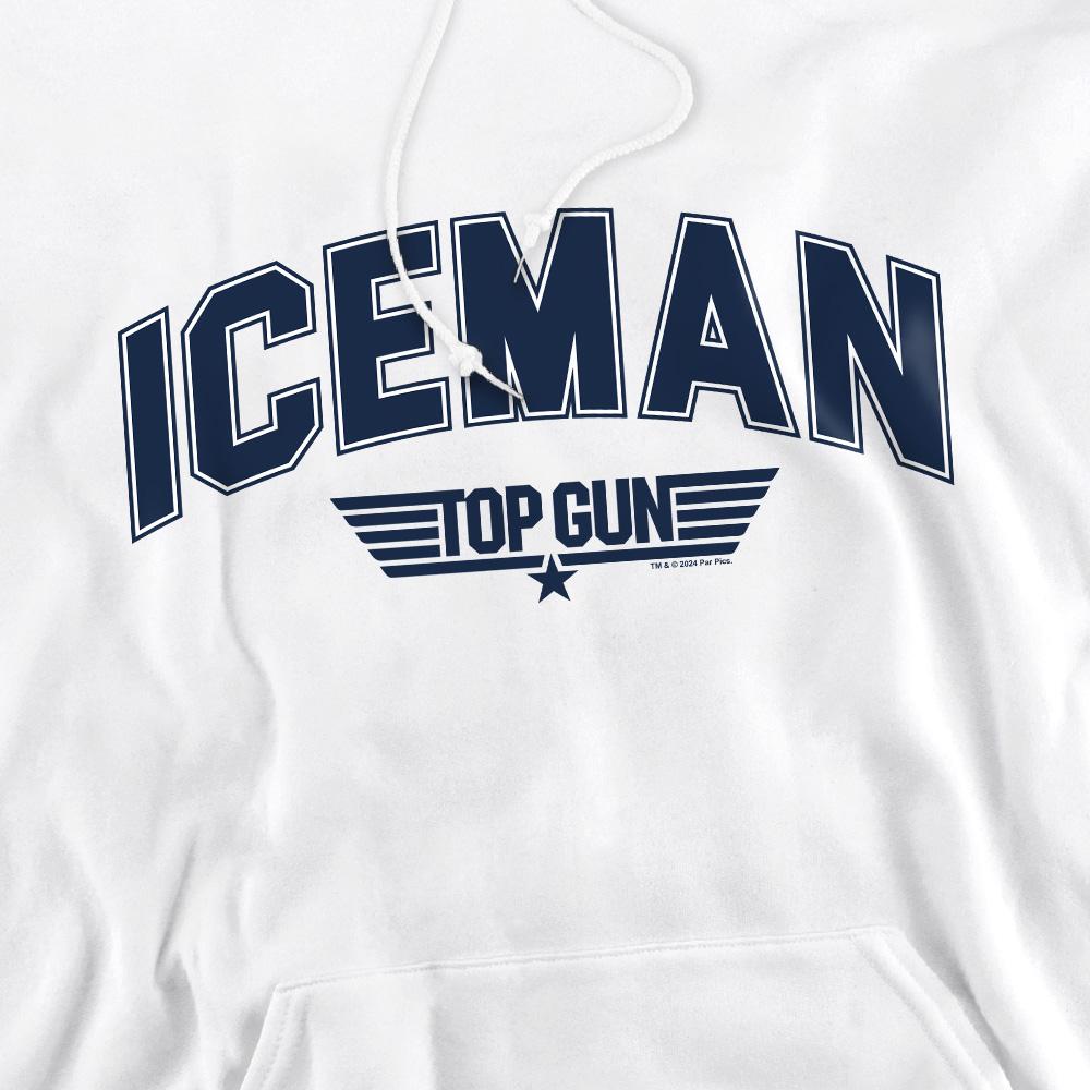 White - Pack Shot - Top Gun Mens Iceman Varsity Hoodie