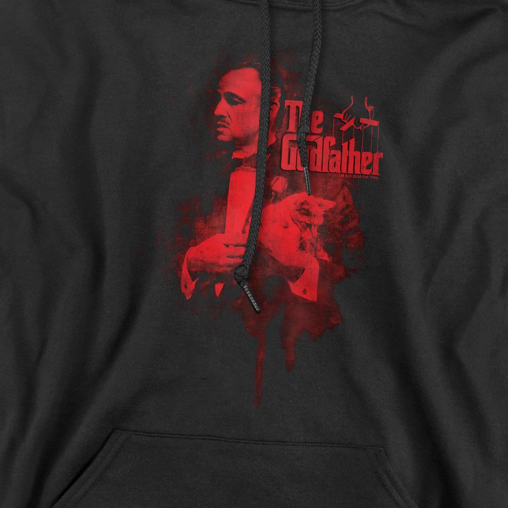 Black - Pack Shot - The Godfather Mens Don Vito Corleone Drip Hoodie