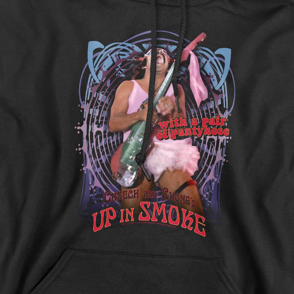 Black - Pack Shot - Cheech & Chong Mens Up In Smoke Pantyhose Hoodie