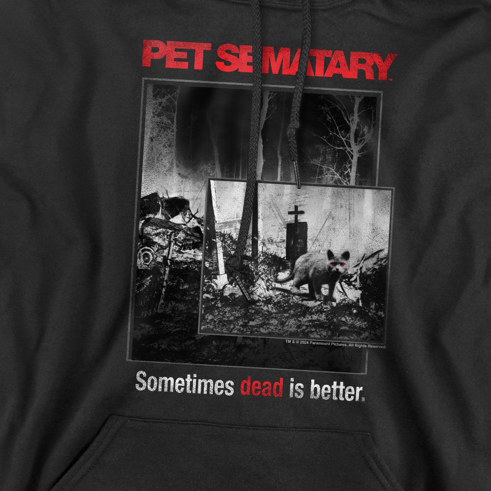Black - Pack Shot - Pet Sematary Mens Cat Poster Hoodie