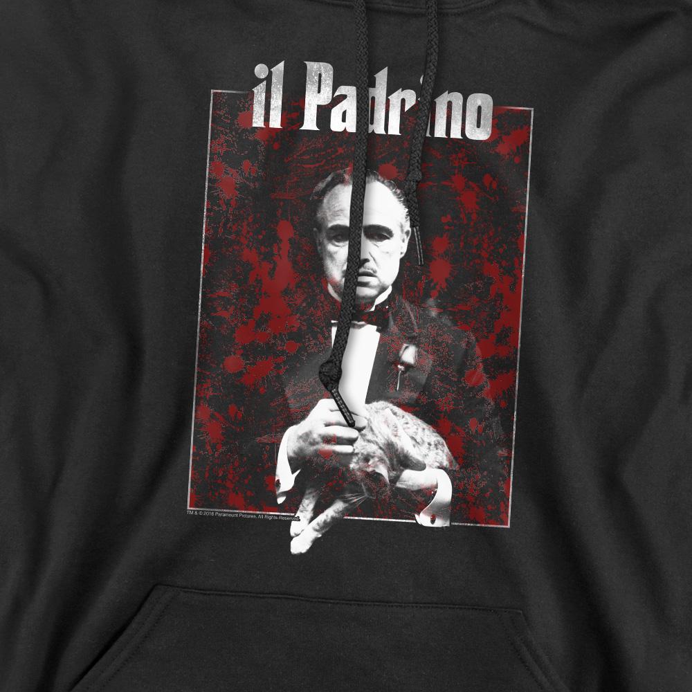 Black - Pack Shot - The Godfather Mens Sangue Hoodie