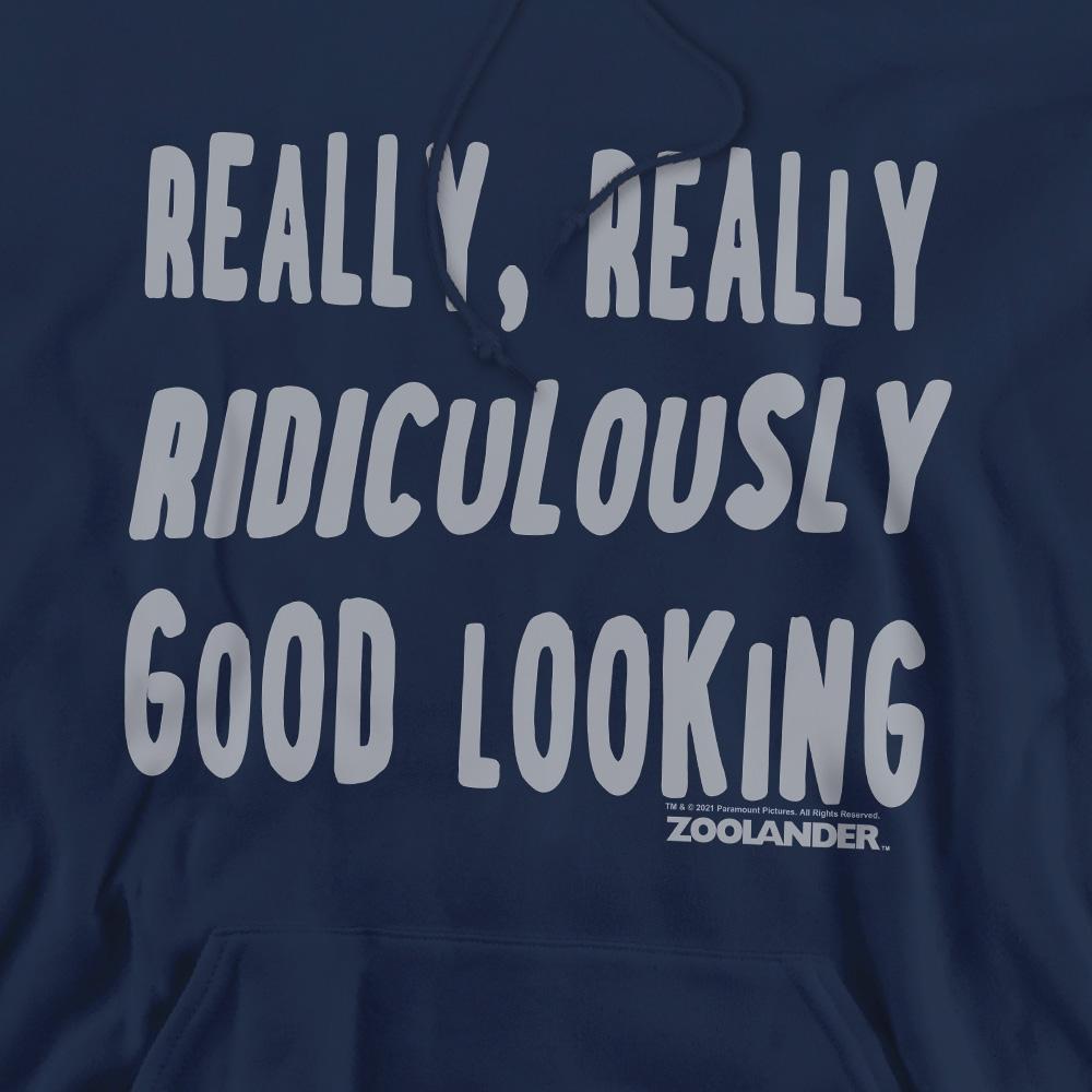 Navy - Pack Shot - Zoolander Mens Derek Zoolander Hoodie