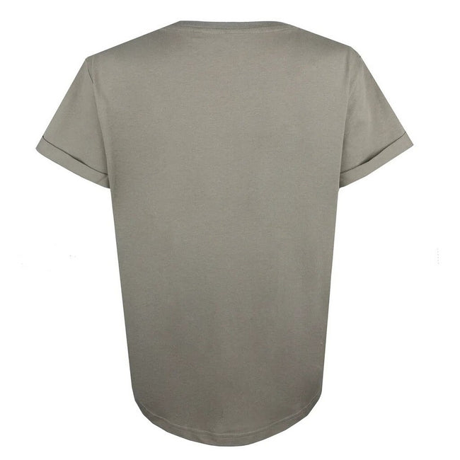 Light Khaki-Blue-Yellow - Back - Bambi Womens-Ladies Thumper Flower T-Shirt