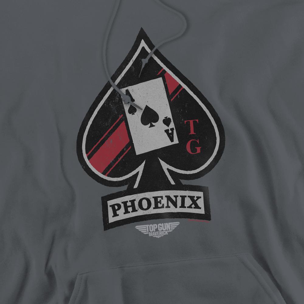 Charcoal - Pack Shot - Top Gun: Maverick Mens Phoenix Call Sign Hoodie