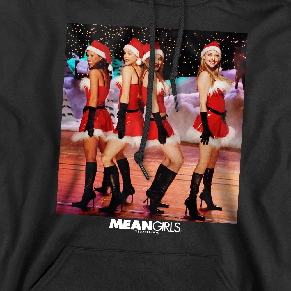 Black - Pack Shot - Mean Girls Mens Christmas Hoodie