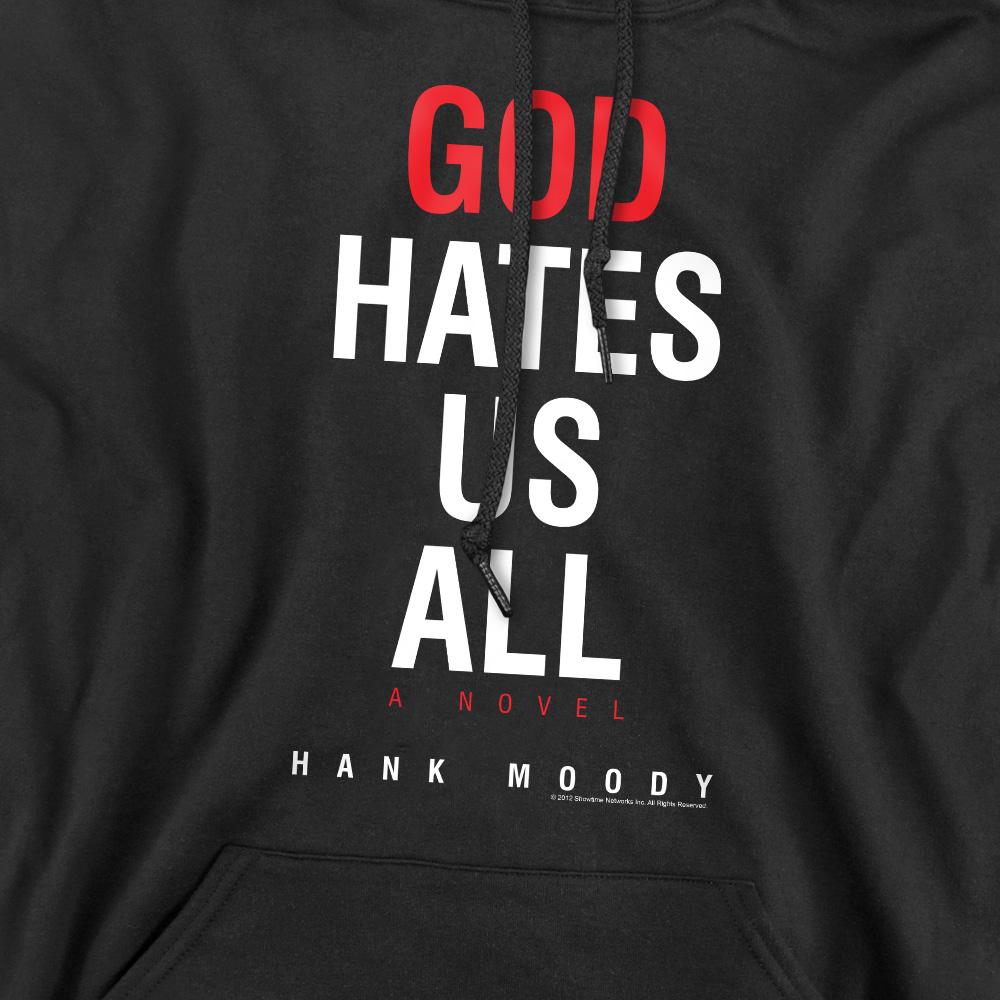 Black - Pack Shot - Californication Mens Book Cover Hoodie