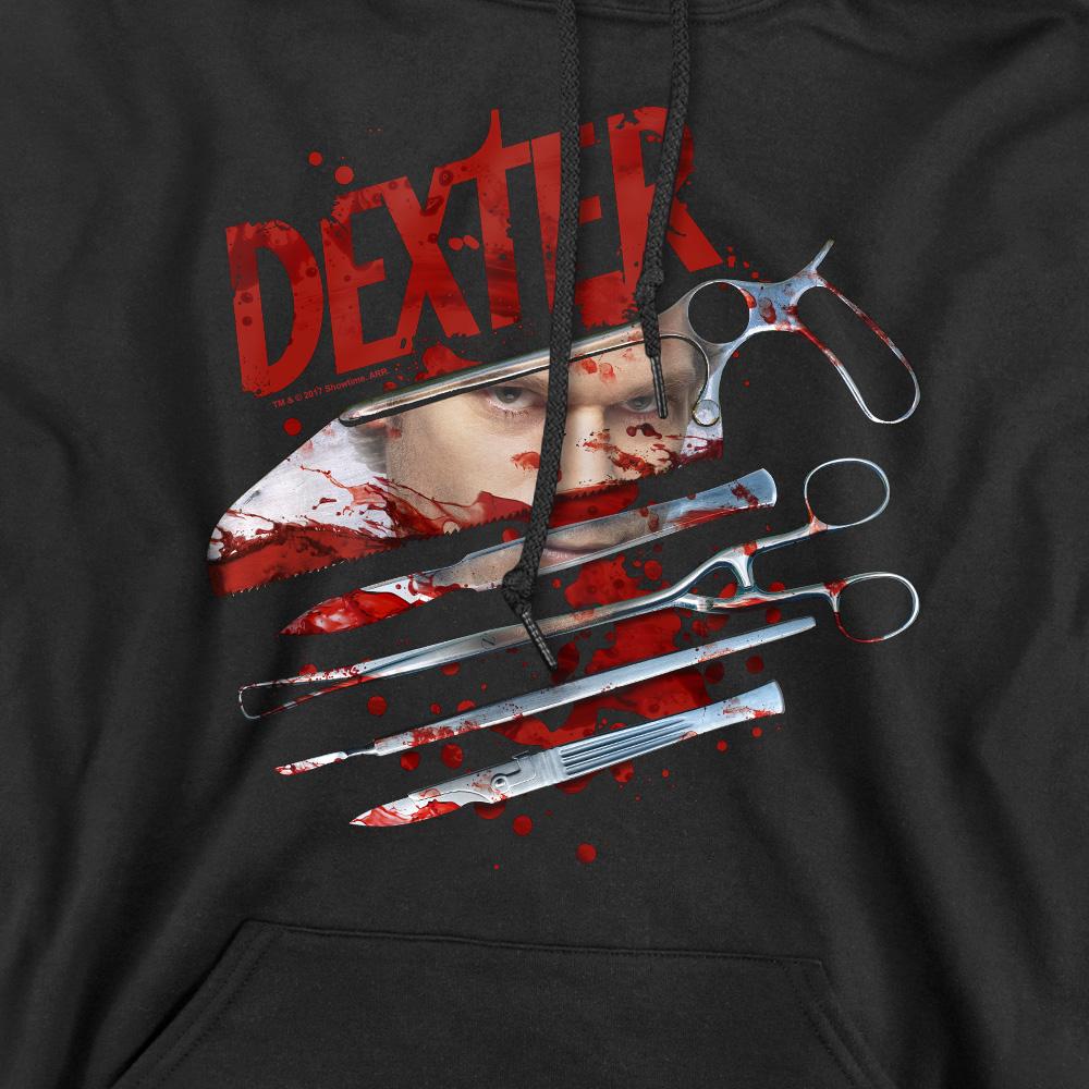Black - Pack Shot - Dexter Mens Blood Never Lies 2 Hoodie