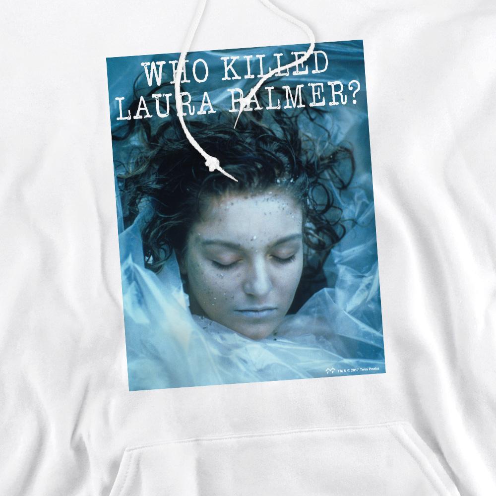White - Pack Shot - Twin Peaks Mens Who Killed Laura Hoodie