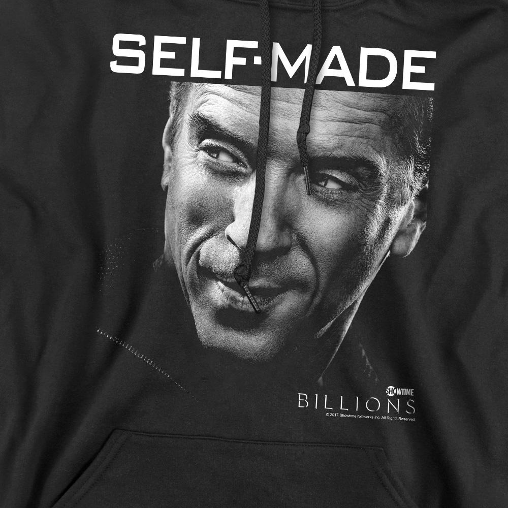 Black - Pack Shot - Billions Mens Self Made Hoodie