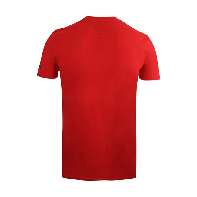 Red-White-Black - Back - The Simpsons Mens Duff Beer T-Shirt