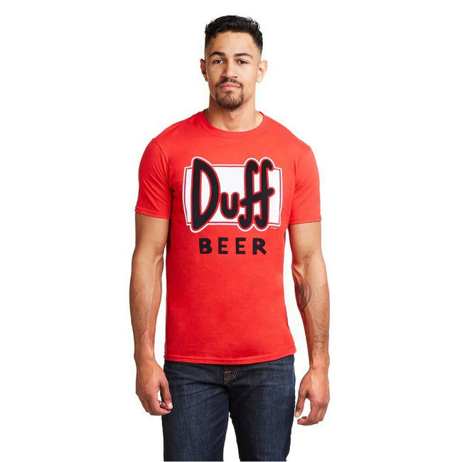Red-White-Black - Lifestyle - The Simpsons Mens Duff Beer T-Shirt