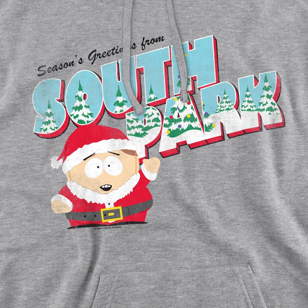 Sport Heather - Pack Shot - South Park Mens Eric Cartman Christmas Hoodie
