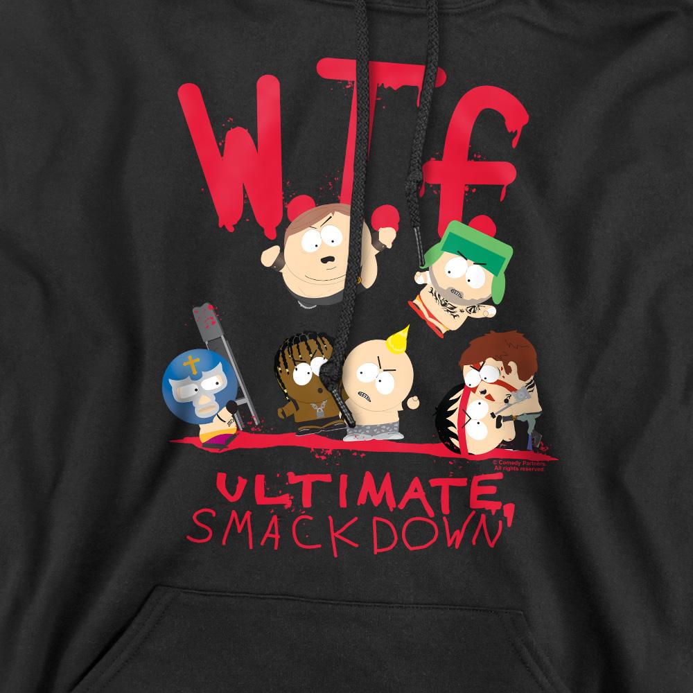 Black - Pack Shot - South Park Mens WTF Ultimate Smackdown Hoodie