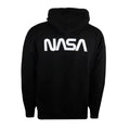 Black - Back - NASA Mens Hoodie