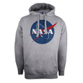 Sports Grey - Front - NASA Mens Hoodie