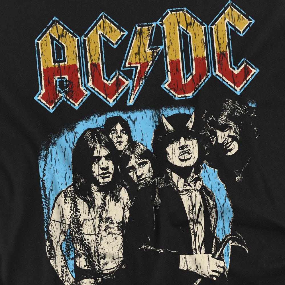 Black - Side - AC-DC Unisex Adult World Tour 79 T-Shirt