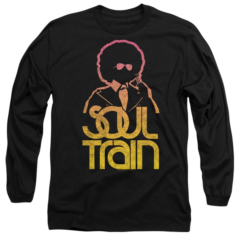 Black - Side - BET Unisex Adult Soul Train The Host T-Shirt