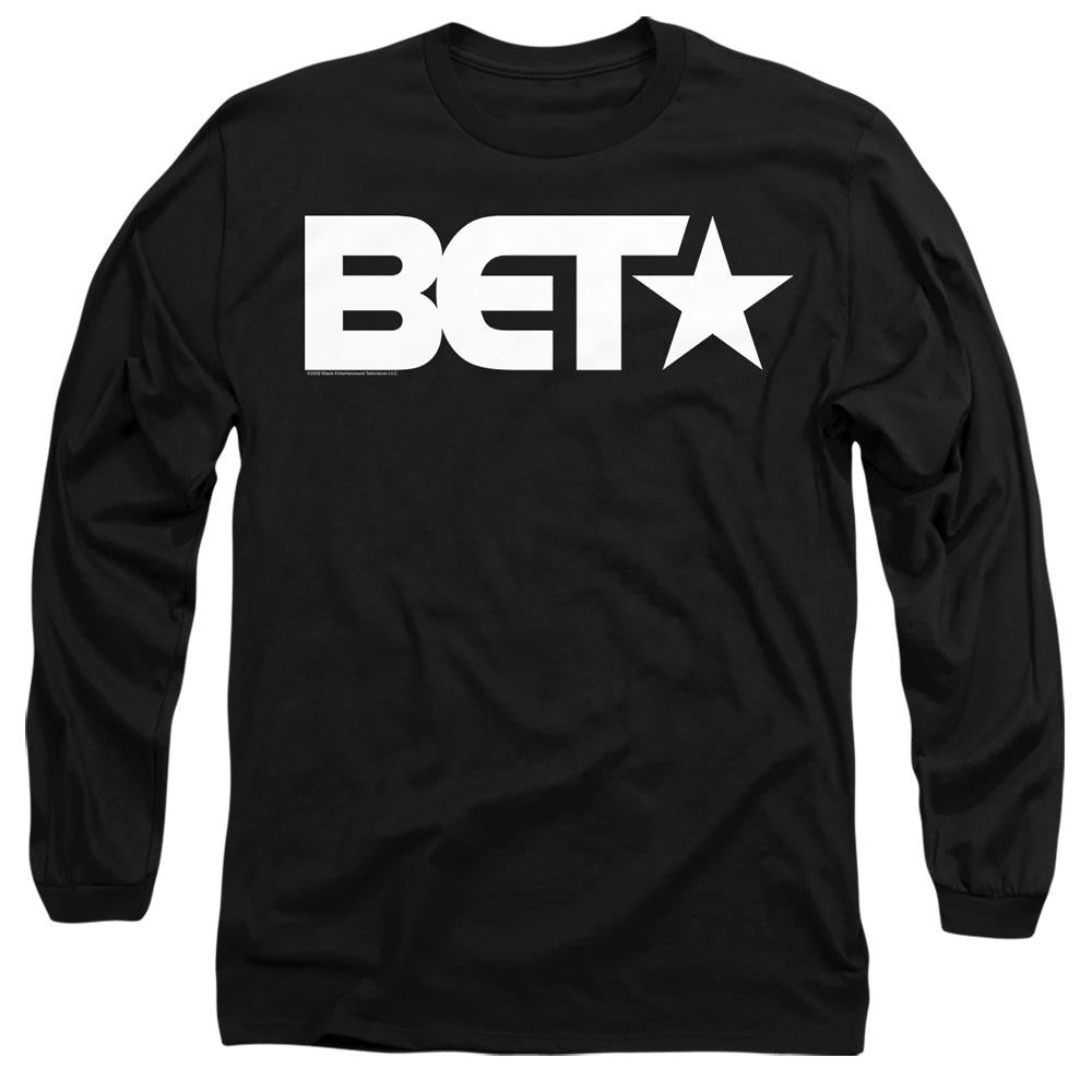 Black - Side - BET Unisex Adult Logo T-Shirt