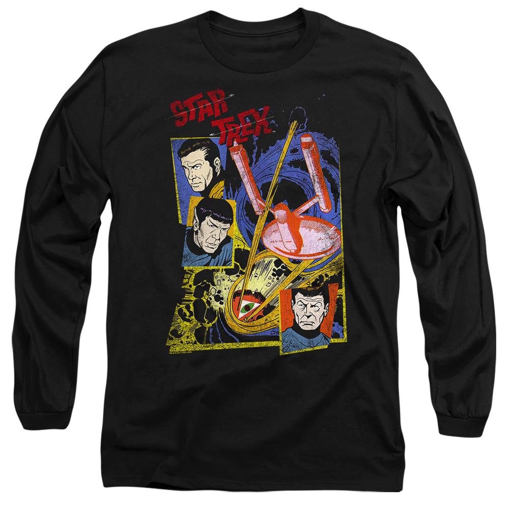 Black - Side - Star Trek Unisex Adult Eye of the Storm T-Shirt