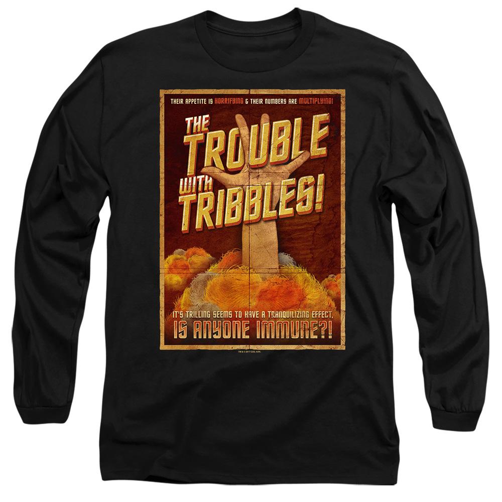 Black - Side - Star Trek Unisex Adult Tribbles: The Movie T-Shirt