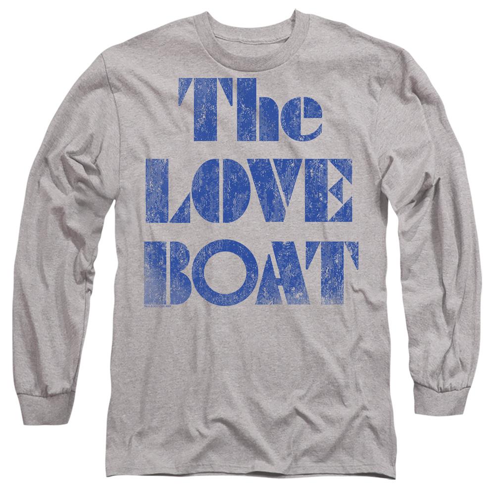 Sport Heather - Side - The Love Boat Unisex Adult Distressed T-Shirt