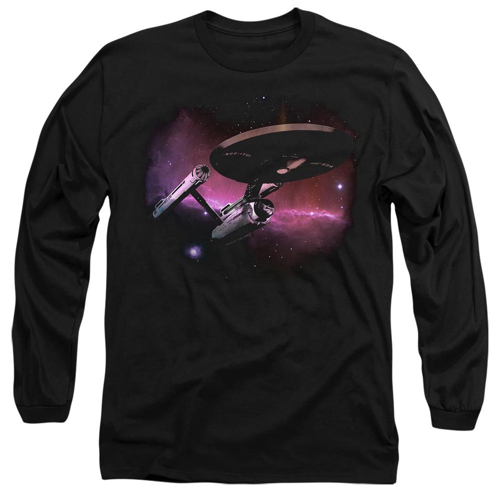 Black - Side - Star Trek Unisex Adult Prime Directive T-Shirt