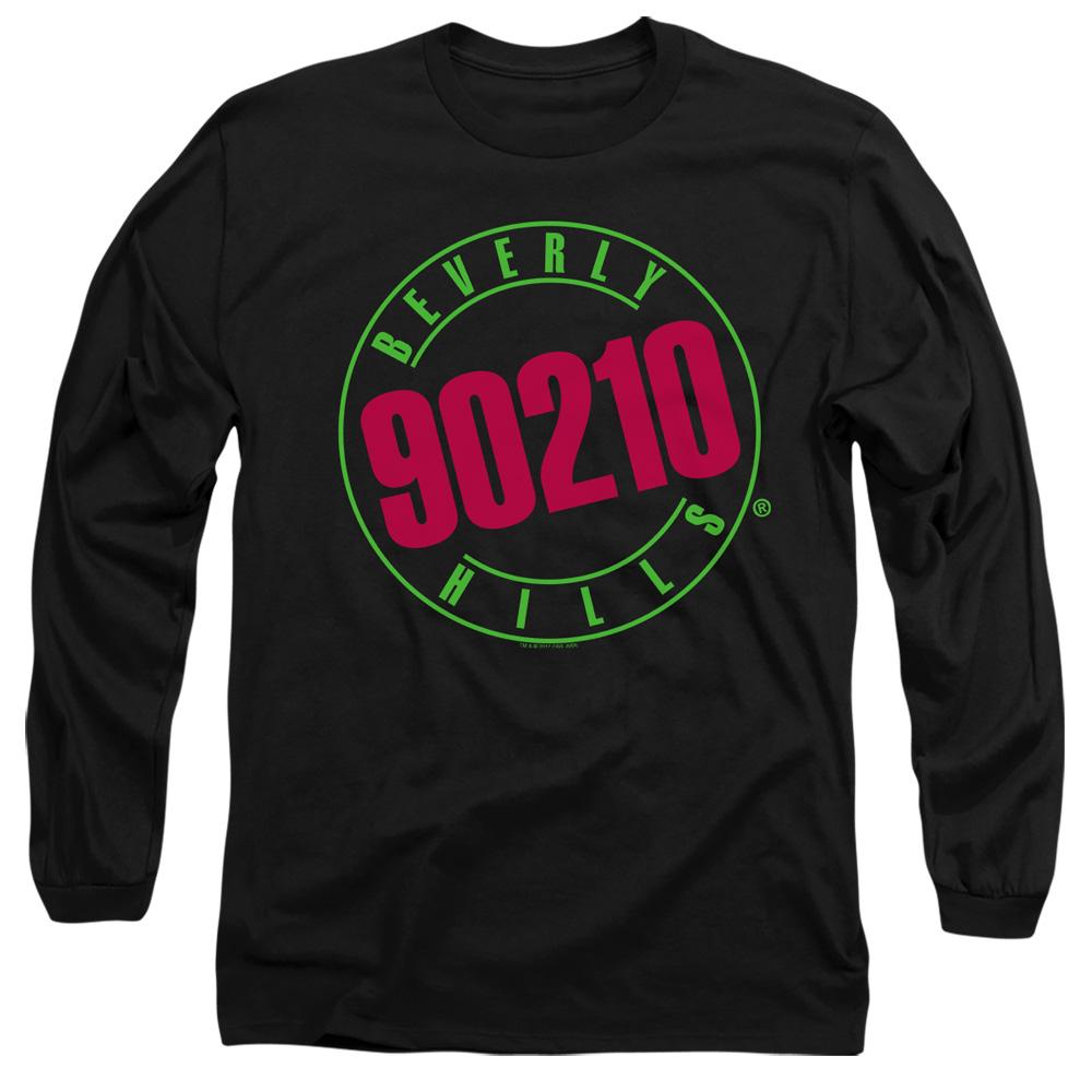 Black - Side - 90210 Unisex Adult Neon T-Shirt