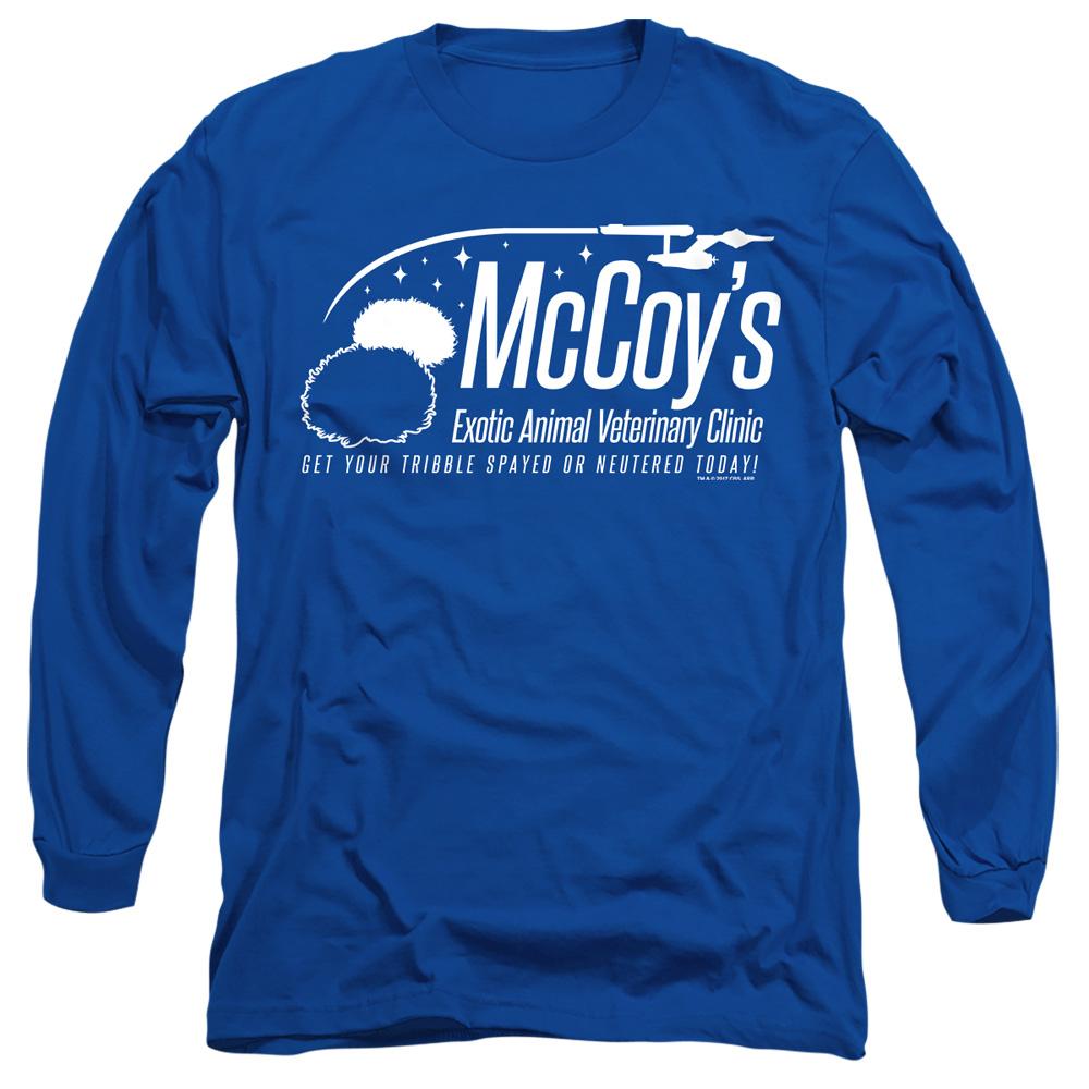 Royal Blue - Side - Star Trek Unisex Adult McCoy´s Clinic T-Shirt