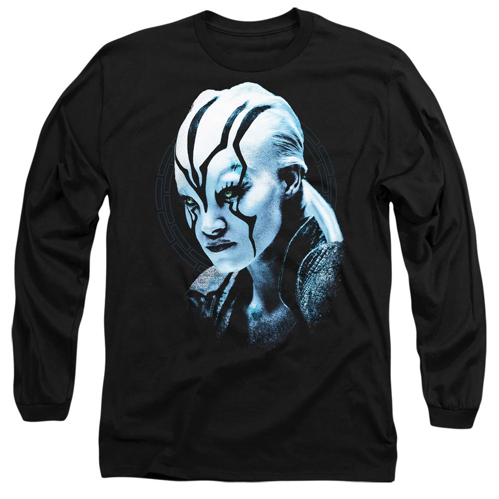 Black - Side - Star Trek Beyond Unisex Adult Jaylah Burst T-Shirt