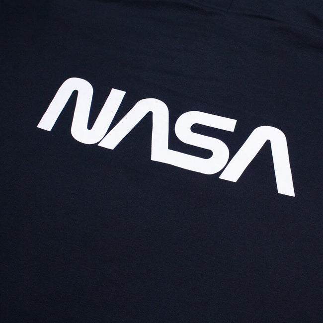 Navy - Side - NASA Mens Core Logo Hoodie