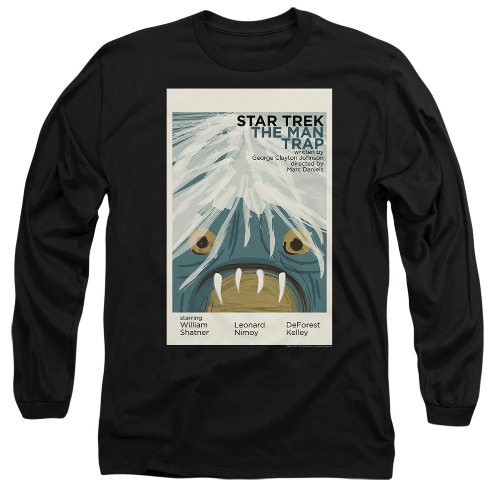 Black - Side - Star Trek Unisex Adult The Original Series Episode 1 T-Shirt