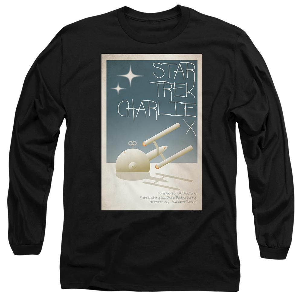 Black - Side - Star Trek Unisex Adult The Original Series Episode 2 T-Shirt