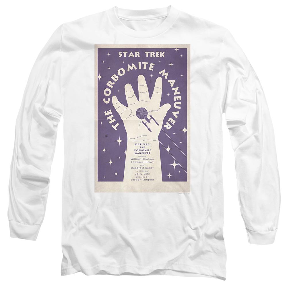 White - Side - Star Trek Unisex Adult The Original Series Episode 10 T-Shirt