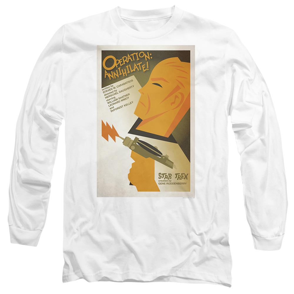 White - Side - Star Trek Unisex Adult The Original Series Episode 29 T-Shirt