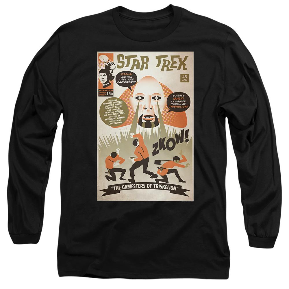 Black - Side - Star Trek Unisex Adult The Original Series Episode 45 T-Shirt