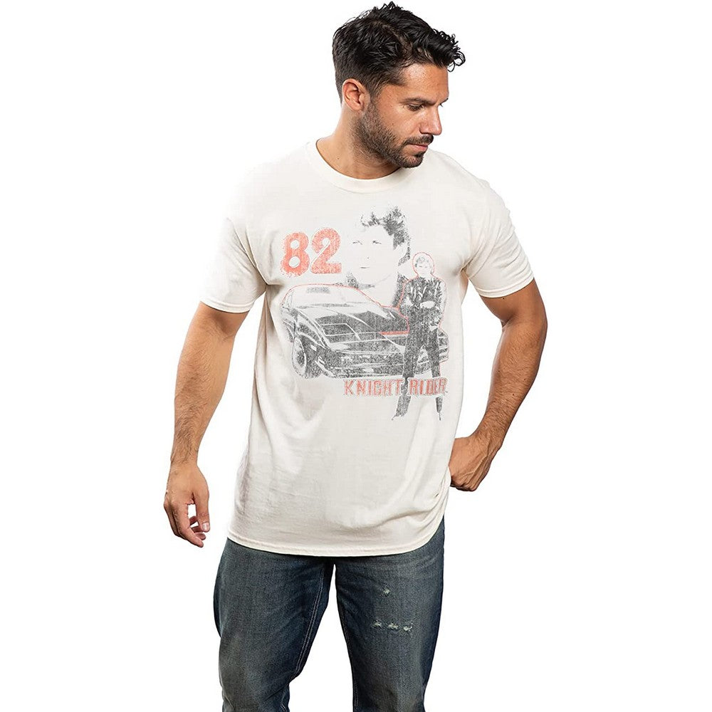 Natural - Lifestyle - Knight Rider Mens 82 Cotton T-Shirt